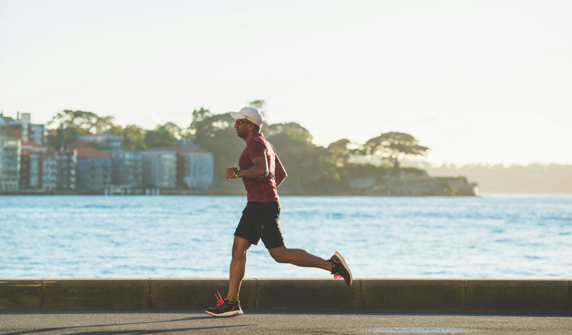 man running near sea during daytime